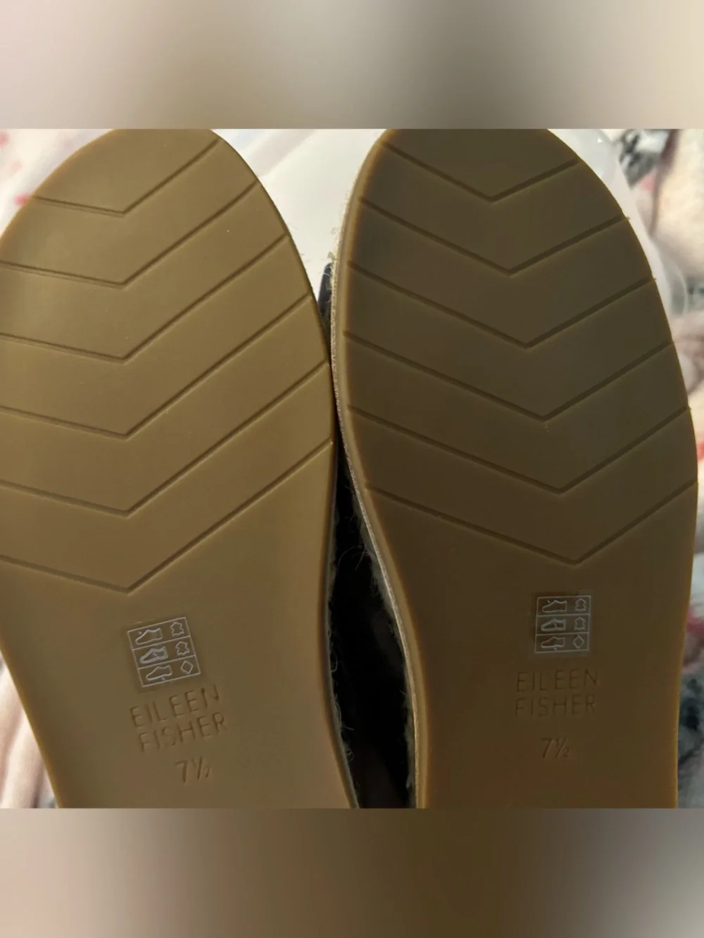 Eileen Fisher Dark Brown Leather Espadrille Slide